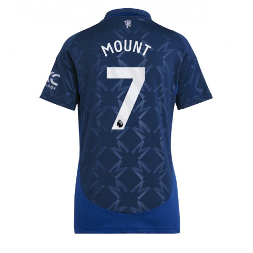 Fotbalové Dres Manchester United Mason Mount #7 Dámské Venkovní 2024-25 Krátký Rukáv